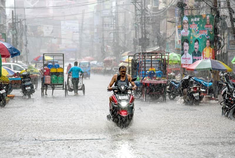 heavy rain