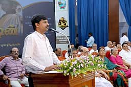 பத்மபூஷண் விருது பெற்ற எஸ்கேஎம்.மயிலானந்தனுக்கு பாராட்டு