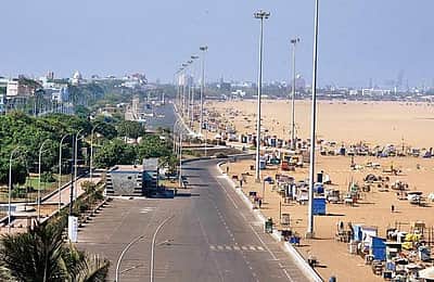 மெரீனாவில் 5-ஆம் கட்ட நீல கொடி கடற்கரைப் பணிகள் தொடக்கம்