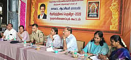 திருத்தணி முருகன் கோயில் ஆடிக்கிருத்திகை விழா முன்னேற்பாடு ஆலோசனை கூட்டம்