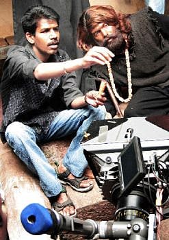 நான் கடவுள் படப்பிடிப்பில்...