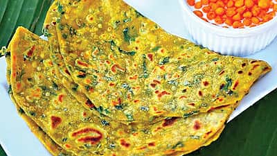 வெந்தயக் கீரை சப்பாத்தி