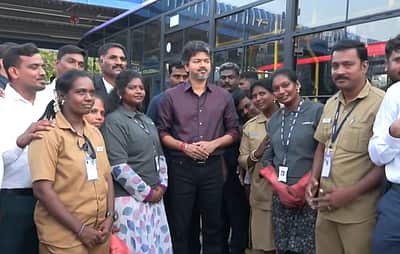 வியாசர்பாடி பணிமனையில் முதல்வர் விஜய் ஆய்வு!