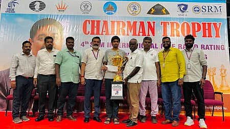 ஃபிடே சா்வதேச ரேட்டிங் ஓபன் செஸ் போட்டி: இளம்பரிதி சாம்பியன்!