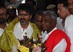 முதல்வர் விஜய்யுடன் மார்க்சிஸ்ட் கம்யூ. செயலாளர் பெ. சண்முகம் சந்திப்பு!