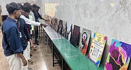 போதை ஒழிப்பு விழிப்புணா்வு ஓவியக் கண்காட்சி