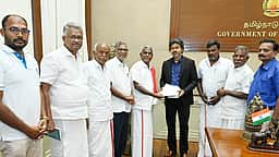 முதல்வர் விஜய்யுடன் மார்க்சிஸ்ட் கம்யூ. செயலாளர் பெ. சண்முகம் சந்திப்பு!