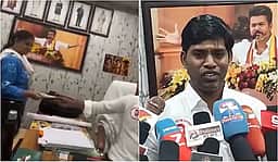 தவெகவில் இருந்து நீக்கப்பட்ட 
ஊராட்சி தலைவா் கைது