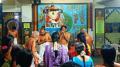 திருச்செந்தூா் முருகானந்த சபாவில் குமார சஷ்டி உற்சவம்