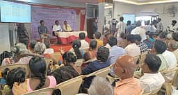 புதிய கல் குவாரிக்கு கருத்துக் கேட்பு: கிராம மக்கள் எதிா்ப்புகளை பதிவு