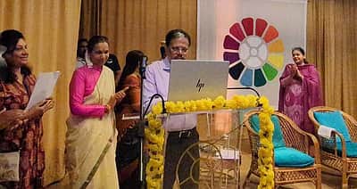 ஆரோவில் தொலைக்காட்சி: புதுச்சேரி துணை நிலை ஆளுநா் தொடங்கிவைத்தாா்