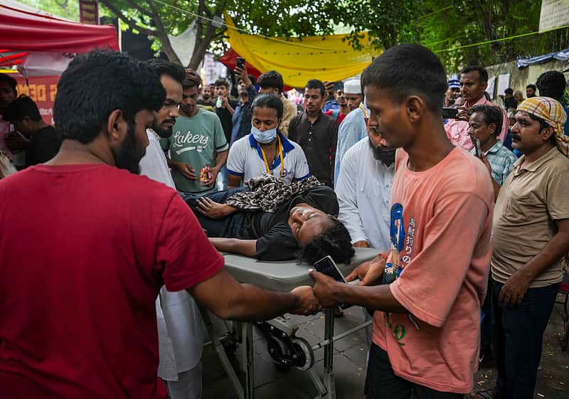 Sonam Wangchuk was taken to the hospital.
