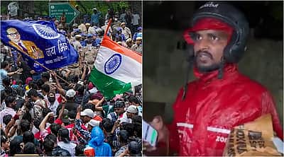 தில்லியில் போராடும் இளைஞர்களுக்காக ஆன்லைனில் உணவு ஆர்டர்! டெலிவரி ஊழியரின் விடியோ வைரல்