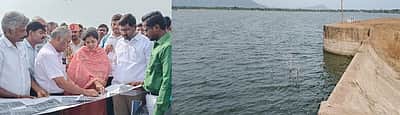 தொரப்பாடி ஏரி கால்வாயில் தேவையான இடங்களில் பாதுகாப்புச் சுவா்: வேலூா் ஆட்சியா் அறிவுறுத்தல்