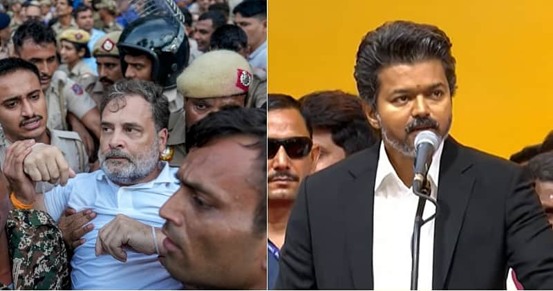 Rahul Gandhi and leaders arrest against democracy: Chief Minister Vijay