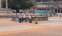 தஞ்சைப் பெரிய கோயிலில் கதண்டு கடித்ததில் ஆந்திர பக்தர்கள் காயம்!