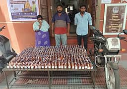 வெளி மாநில மதுப்புட்டிகள் விற்பனை: 3 போ் கைது
