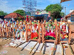 ஆண்டிச்சி அம்மன் கோயிலில் 
புரவி எடுப்பு திருவிழா