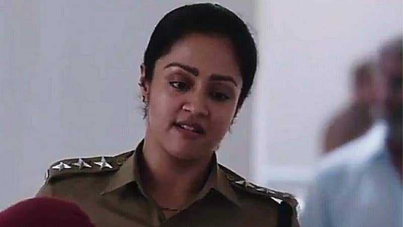 Actress Jyotika in the movie Naachiyaar.