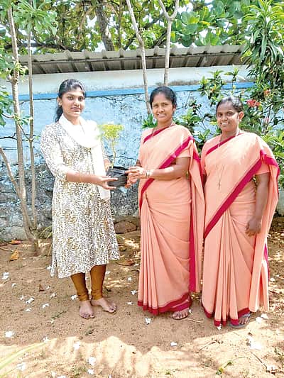 பிறந்த நாள் பரிசாக மரக்கன்றுகள்...