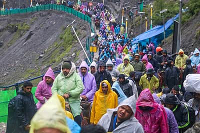 அமர்நாத் யாத்திரை தற்காலிகமாக நிறுத்தம் 