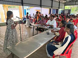 திப்பணம்பட்டியில் ரயில்வே விழிப்புணா்வு போட்டிகள்