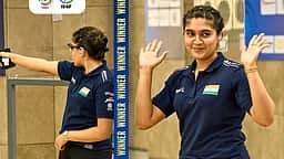 உலகக் கோப்பை துப்பாக்கி சுடுதல்: ஈஷாவுக்கு தங்கம், மனுவுக்கு வெண்கலம்