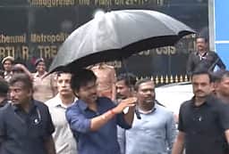 கொட்டும் மழை... கோயம்பேட்டில் ஆய்வு செய்த முதல்வர் விஜய்!