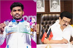 வெள்ளிப் பதக்கம் வென்ற ராஜா முத்துப்பாண்டிக்கு திமுக தலைவர் மு.க.ஸ்டாலின் வாழ்த்து