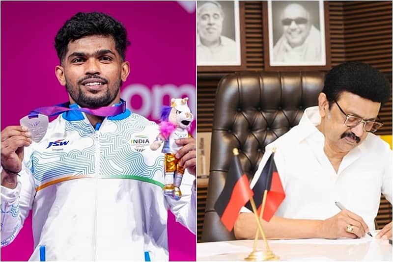 Weightlifter Thiru Raja Muthupandi won Silver Medal in Common Wealth Games