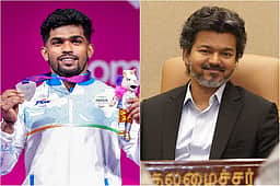 வெள்ளிப் பதக்கம் வென்ற ராஜா முத்துப்பாண்டிக்கு ரூ. 30 லட்சம் ஊக்கத்தொகை: முதல்வர் விஜய் அறிவிப்பு!