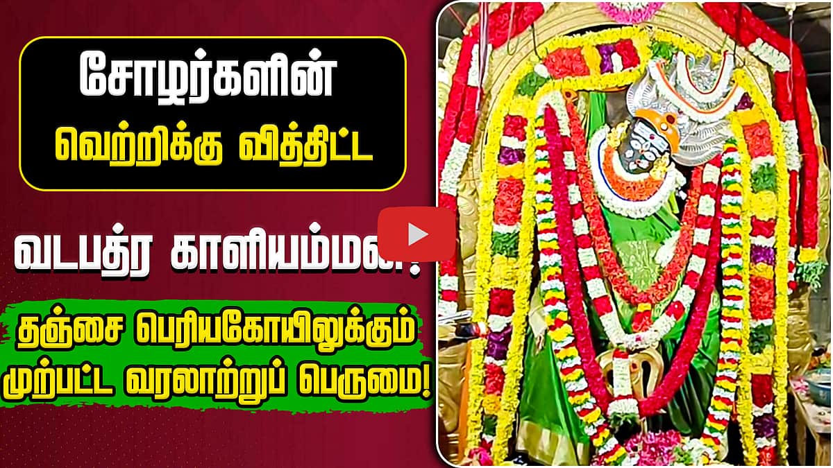 சோழர்களின் வெற்றிக்கு வித்திட்ட வடபத்ர காளியம்மன்! | திருக்கோயில் வலம்