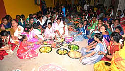தா்மராஜா சமேத திரௌபதி அம்மன் கோயிலில் திருக்கல்யாணம்
