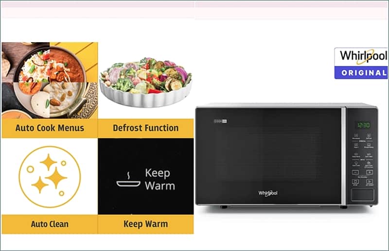 whirlpool microwave oven