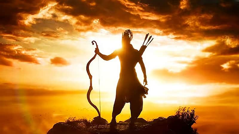 A scene from the movie Ramayana.