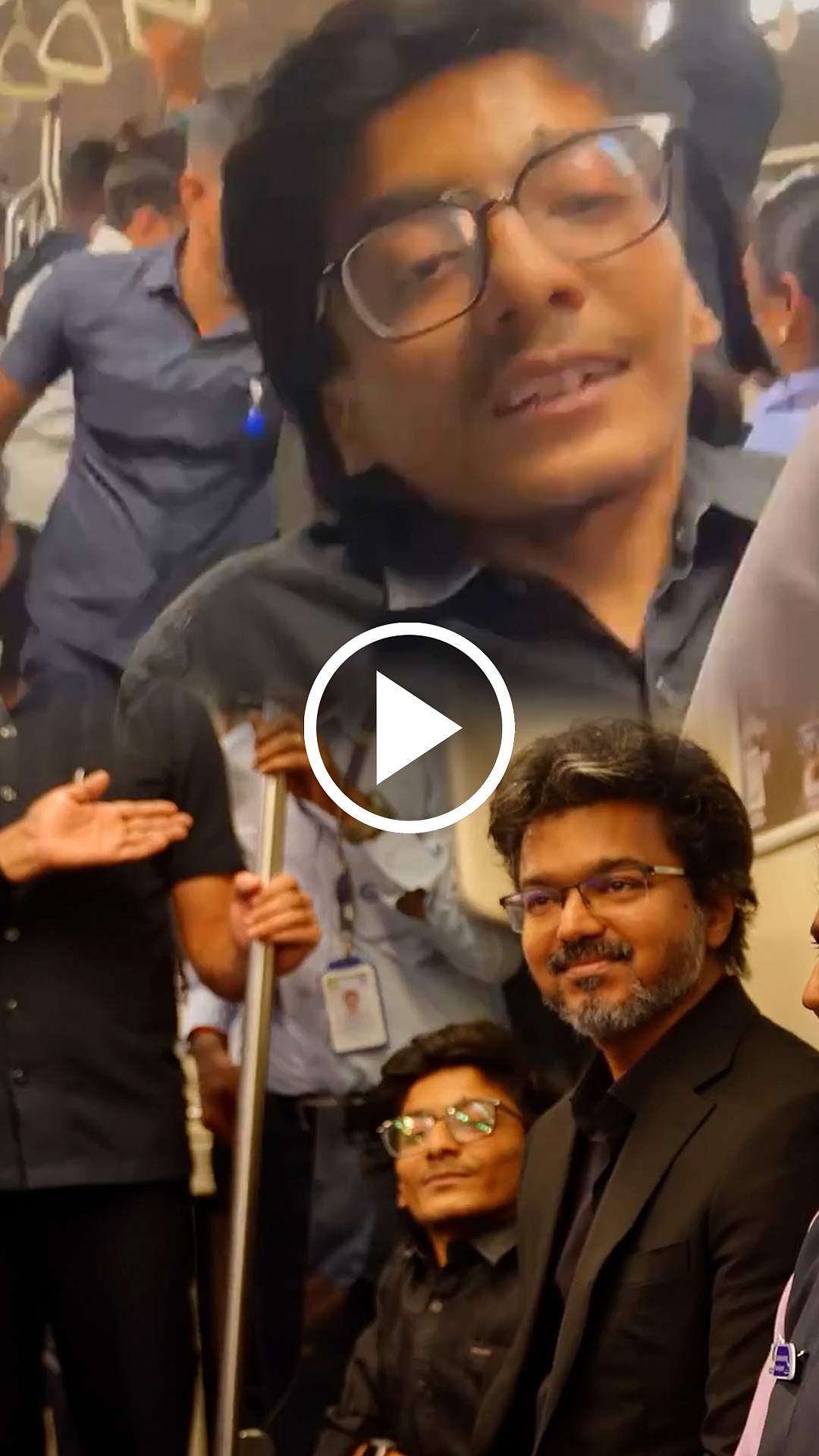 முதல்வர் விஜய் என்ன சொன்னார்? மெட்ரோவில் முதல்வருடன் பயணித்த நபர்