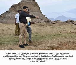 வைகை அணையில் முறைகேடாக அமைக்கப்பட்டுள்ள குழாய்கள் அகற்றும் பணி: ஆட்சியா் ஆய்வு