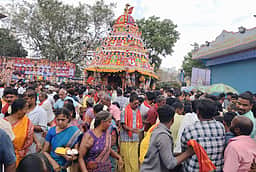 கள்ளக்குறிச்சி ஸ்ரீமுத்துமாரியம்மன் கோயில் ஆடித் திருவிழா தேரோட்டம்