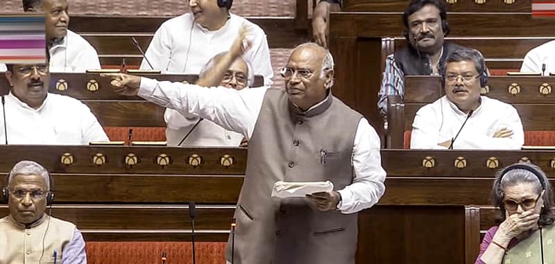 Mallikarjun khare in rajya sabha