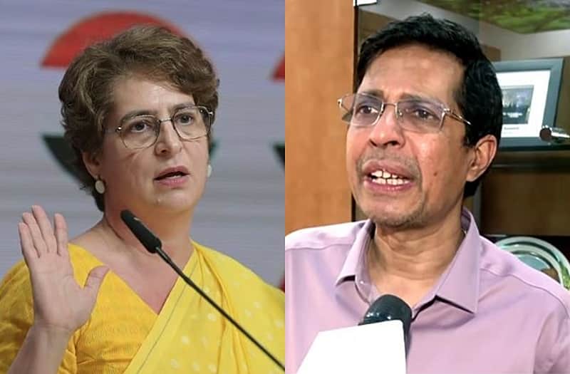 Priyanka Gandhi's 'gau mutra expert' dig at IIT Madras chief