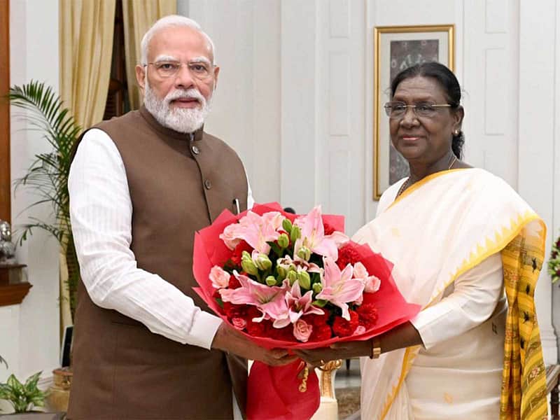 pm modi - president murmu
