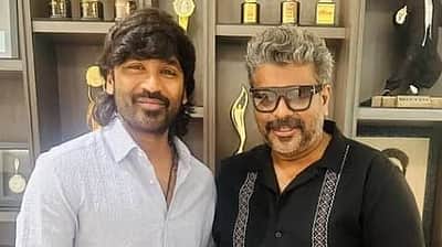 காட்சி எதுவாயினும் வாழ்த்தும் கட்சி... தனுஷைச் சந்தித்த பார்த்திபன்!