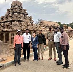 மாமல்லபுரம் தொல்லியல் பணியாளா்கள் - சுற்றுலா வழிகாட்டிகள் ஒருங்கிணைந்து செயல்பட வேண்டும்:  எஸ்.பி. அறிவுறுத்தல்