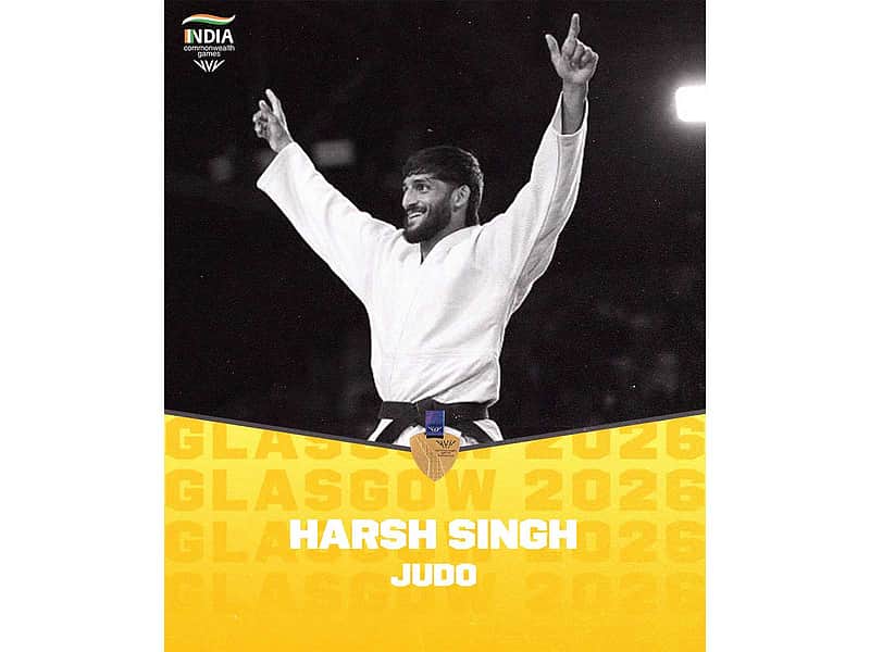 CWG 2026: Harsh Singh wins India's second judo gold taking overall medals tally to 19