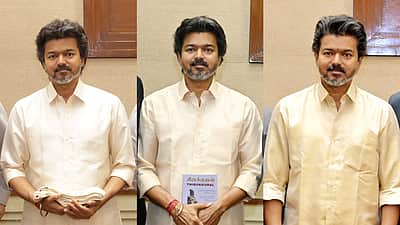 வெள்ளிக்கிழமைகளில் பட்டு வேஷ்டி-சட்டையில் வரும் முதல்வர் விஜய்! காரணம் என்ன?