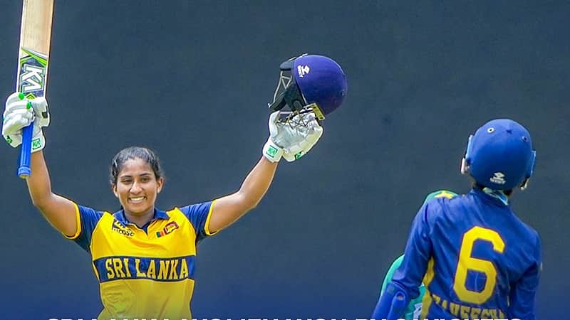 Imesha Dulani overjoyed after smashing a century.