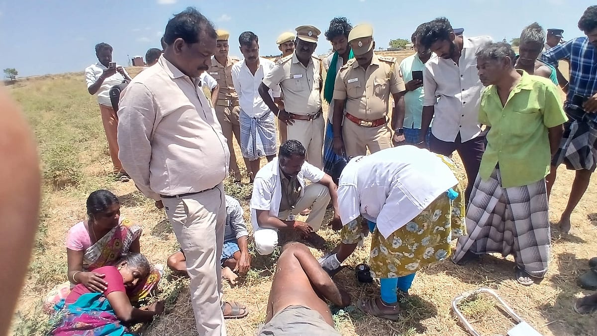 விஷம் குடித்து தற்கொலைக்கு முயன்ற தம்பதியினருக்கு சிகிச்சை அளித்தபோது...