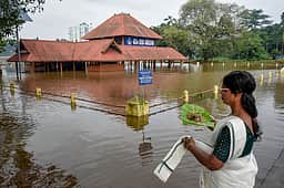 கேரளம்: வெள்ளம், நிலச்சரிவில் உயிரிழப்பு 8-ஆக உயா்வு; மேலும் 8 போ் மாயம்