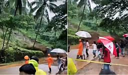 கேரளத்தில் திடீர் நிலச்சரிவு! அலறியடித்து ஓடிய மக்கள்!