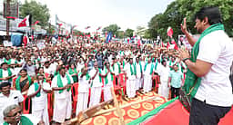 ‘டெல்டா’ மாவட்டங்களை வறட்சிப் பகுதிகளாக அறிவிக்க வேண்டும்! - உதயநிதி ஸ்டாலின்